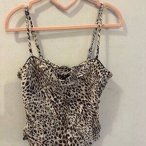 Leopard Print Pull and Bear Women's Going Out Top